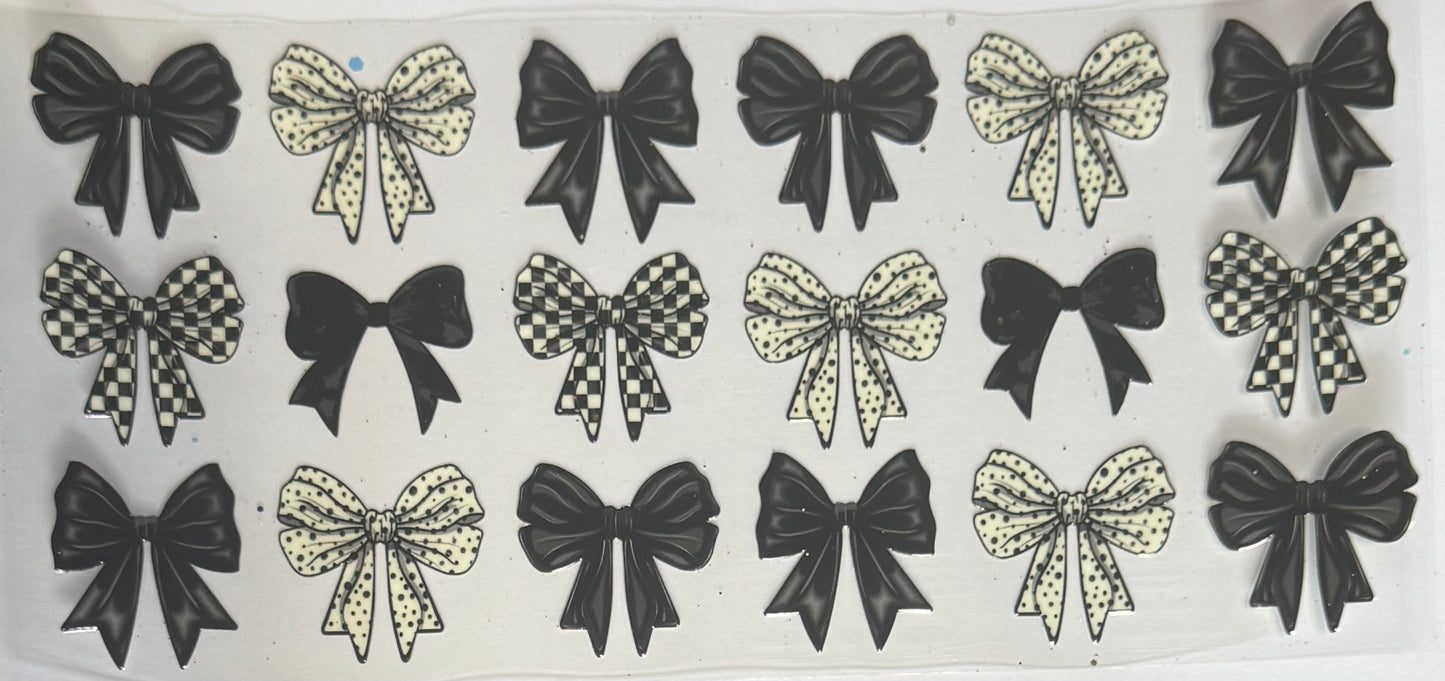 Black and White Bows